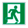 Placa de Salvamento y Evacuación (Placa - Clase B)//Rescue and Evacuation Signboard (Plastic Sheet - Class B)