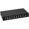 Switch PoE+ PULSAR® de 8 Puertos (+2 Uplink) para 8 Cámaras IP - 120W//PULSAR® 8-Port (+2 Uplink) PoE+ Switch for 8 IP Cameras - 120W