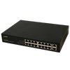 Switch Gigabit PoE+ PULSAR® de 16 Puertos (+2 TP) para 16 Cámaras IP - 160W//PULSAR® 16-Port (+2 TP) PoE+ Gigabit Switch for 16 IP Cameras - 160W