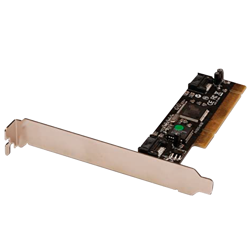Tarjeta PCI con 2 Puertos Internos SATA//PCI Card with 2 Internal SATA Ports