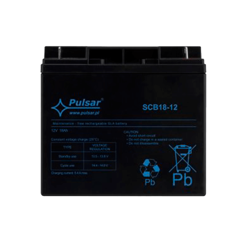 Batería PULSAR® Serie HPB 18 Ah (Duración 3-5 Años)//PULSAR® SCB Serie 18 Ah Battery (3-5 Years Lifespan)