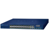 Switch Gestionable PLANET™ de 20 SFP + 8 TP Compartidos (+4 SFP+ 10G) Apilable con Alimentación Redundante - L2+ (con Enrutado Estático L3)//PLANET™ 20-Port 100/1000X SFP + 4-Port Gigabit TP/SFP Combo + 4-Port 10G SFP+ Stackable Managed Switch with 48V Redundant Power - Layer 2+