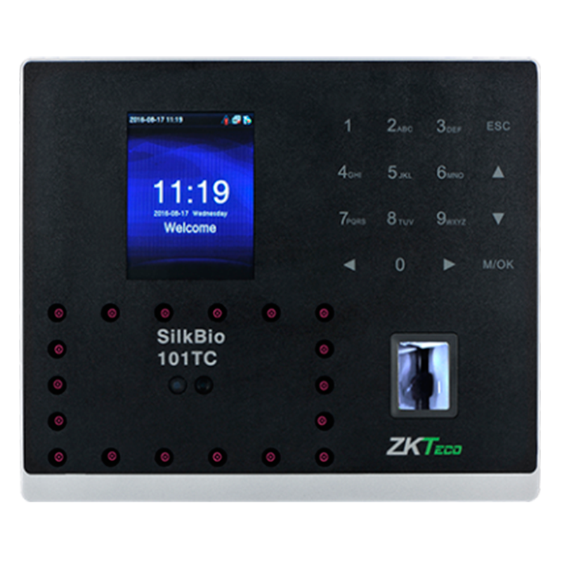 Terminal Biométrico ACP® SilkBio-101TC con Teclado//ACP® SilkBio-101TC Biometric Terminal with Keypad