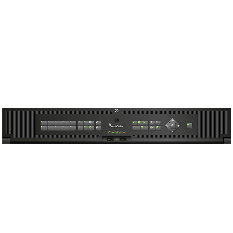 Grabador Híbrido (HVR) UTC™ TruVision™ Serie TVR46 de 16 Canales (16 Analógicos) - HDD 1x2 Tbytes//UTC™ TruVision™ 16 Channel (16 Analog) TVR46 Series Hybrid Recorder (HVR) - HDD 1x2 Tbytes