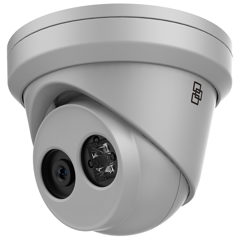 Minidomo IP UTC™ TruVision™ S6 de 2MPx 2.8mm con IR 30m - Gris//UTC™ TruVision™ S6 2MPx 2.8mm with IR 30m IP Mini Dome - Grey