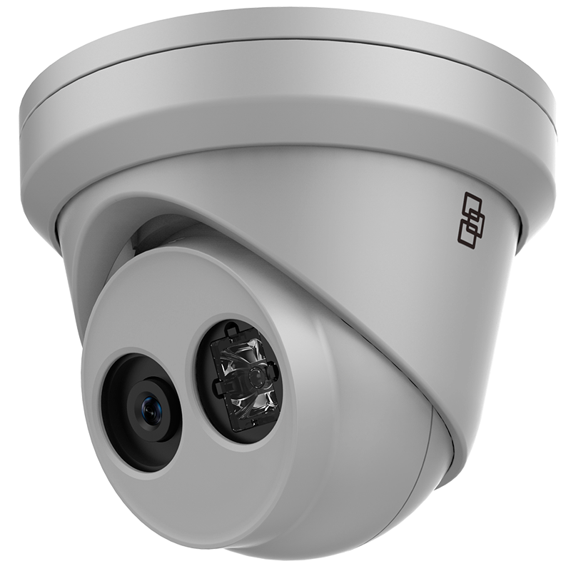 Minidomo IP UTC™ TruVision™ S6 de 4MPx 2.8mm con IR 30m - Gris//UTC™ TruVision™ S6 4MPx 2.8mm with IR 30m IP Mini Dome - Grey