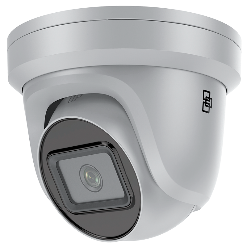 Minidomo IP UTC™ TruVision™ S6 de 4MPx 2.8-12mm Motorizada con IR 30m (+Audio y Alarma) - Gris//UTC™ TruVision™ S6 4MPx 2.8-12mm Motor-Driven with IR 30m IP Mini Dome (+Audio & Alarm) - Grey