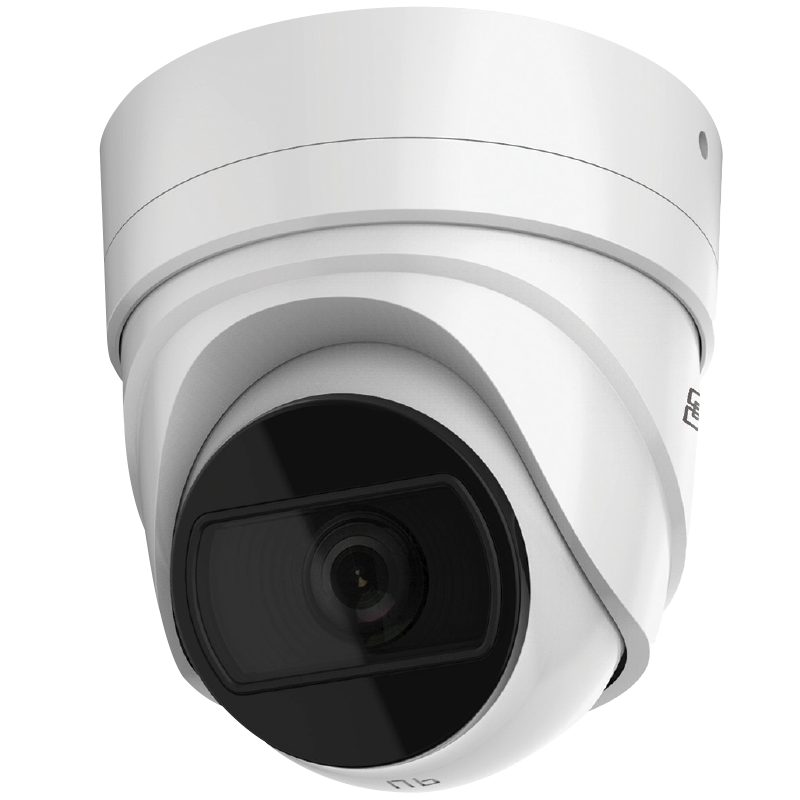 Minidomo IP UTC™ TruVision™ S6 de 4MPx 2.8-12mm Motorizada con IR 30m (+Audio y Alarma) - Blanco//UTC™ TruVision™ S6 4MPx 2.8-12mm Motor-Driven with IR 30m IP Mini Dome (+Audio & Alarm) - White