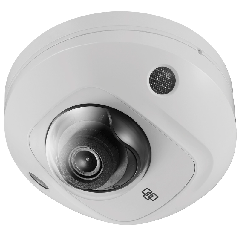 Minidomo IP UTC™ TruVision™ S6 de 2MPx 2.8mm con IR 10m (+Audio y Alarma) - Blanco//UTC™ TruVision™ S6 2MPx 2.8mm with IR 10m IP Mini Dome (+Audio & Alarm) - White