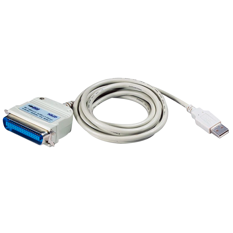 Adaptador ATEN™ USB a IEEE1284 para impresora (1,8 m)//ATEN™ USB to IEEE1284 Printer Adapter (1.8m)
