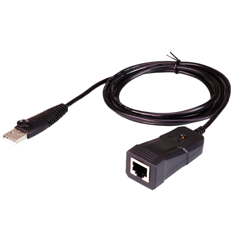 Adaptador ATEN™ USB a RS-232 (RJ-45) para puerto de consola//ATEN™ USB to RJ-45 (RS-232) Console Adapter