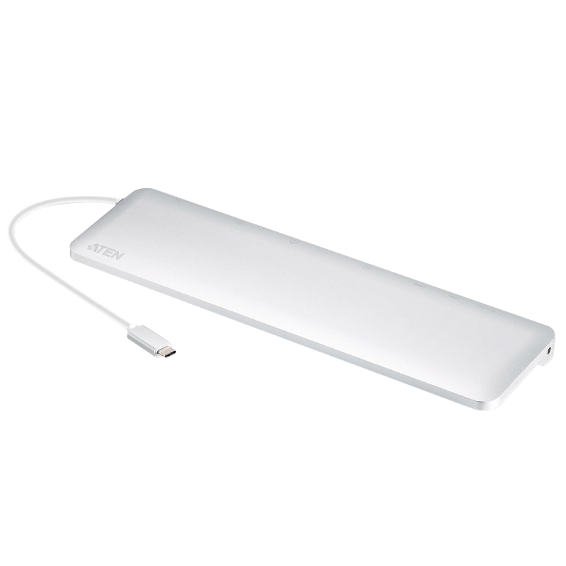 Docking Station USB-C Multipuerto ATEN™ con power pass-through//ATEN™ USB-C Multiport Dock with Power Pass-Through