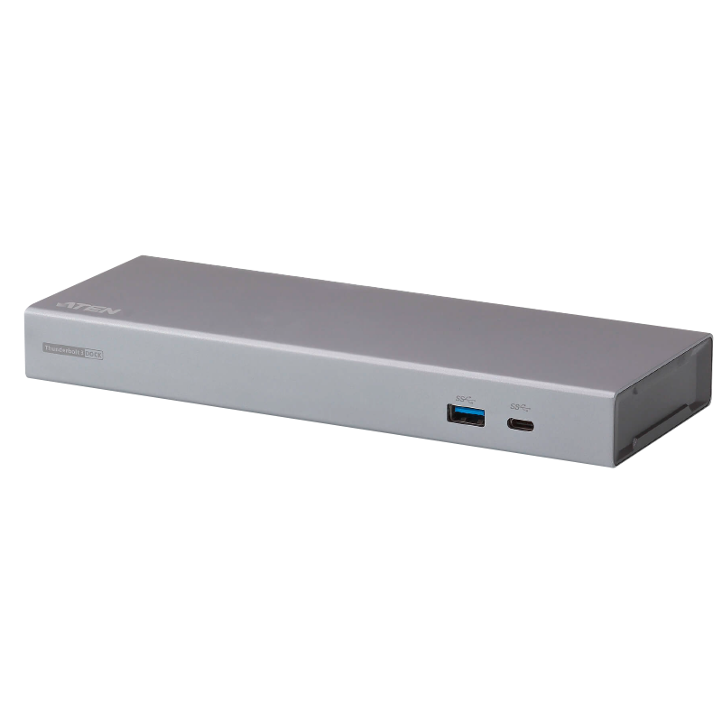 Docking Station Thunderbolt™ 3 Multipuerto ATEN™ con Fuente de Alimentación//ATEN™ Thunderbolt™ 3 Multiport Dock with Power Charging