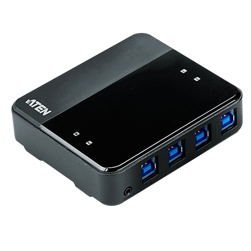 Switch de Periféricos USB 3.2 Gen1 ATEN™ de 4 x 4 puertos//ATEN™ 4 x 4 USB 3.2 Gen1 Peripheral Sharing Switch