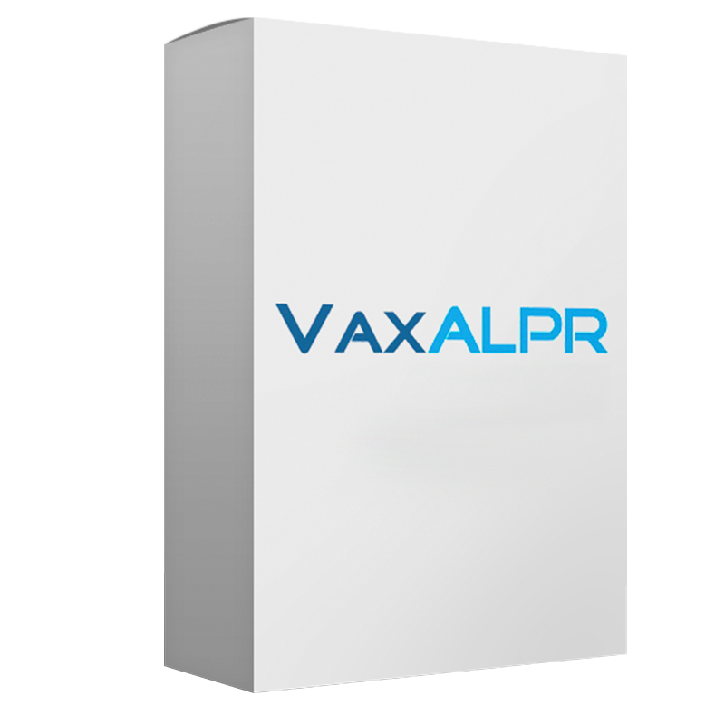 Licencia VAXTOR® VaxALPR™ Embarcado BASIC//VAXTOR® VaxALPR™ On Board BASIC License