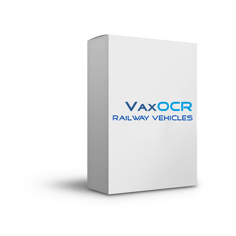 Licencia VAXTOR® VaxOCR™ Railway UIC//VAXTOR® VaxOCR™ Railway UIC License