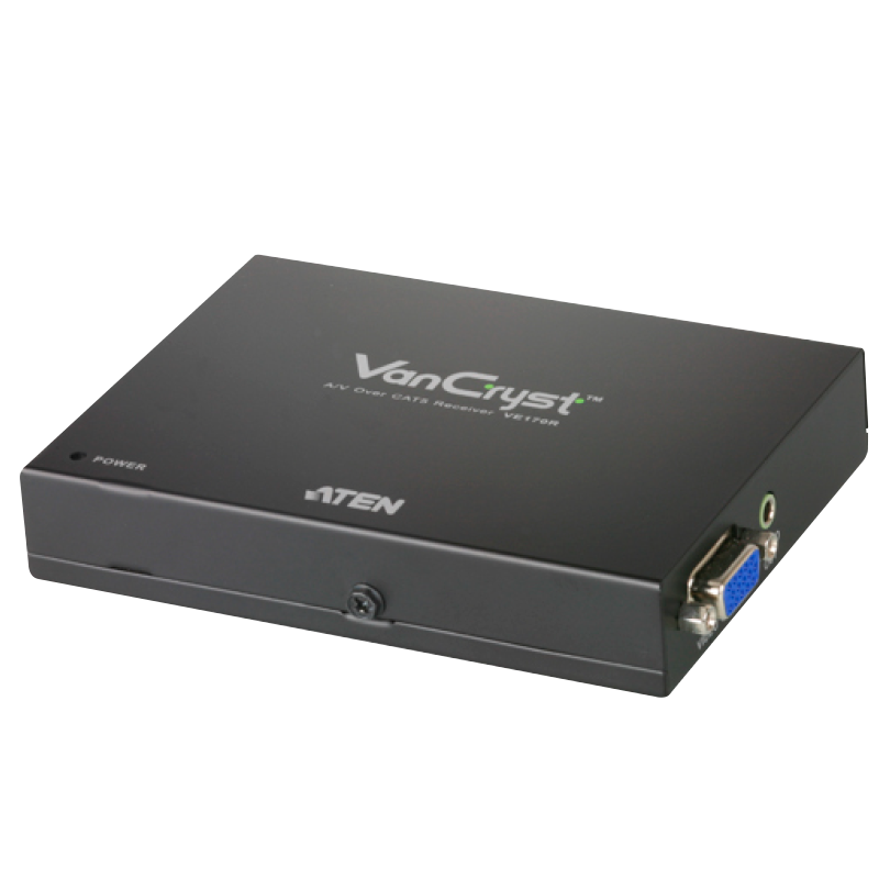 Receptor VGA/Audio ATEN™ sobre Cat 5 (1024 x 768 a 300 m)//ATEN™ VGA/Audio Cat 5 Receiver (1024 x 768@300m)