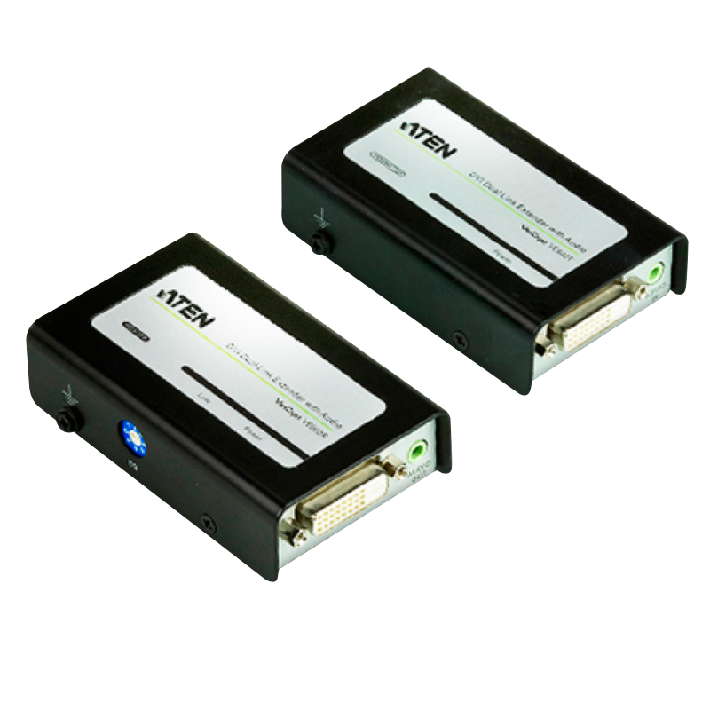 Extensor DVI/Audio Dual Link sobre Cat 5 (2560 x 1600 a 40 m) ATEN™ VE602//ATEN™ DVI Dual Link/Audio Cat 5 Extender (2560 x 1600@40m)