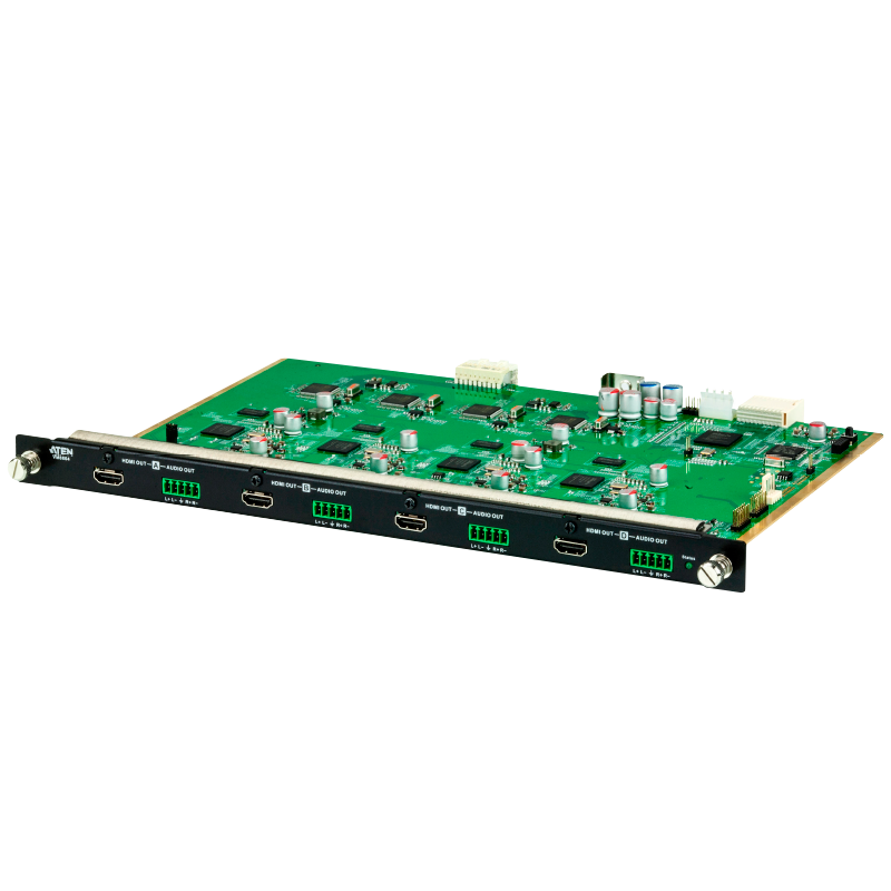 Tarjeta de Salida HDMI ATEN™ de 4 puertos con escalador//ATEN™ 4-Port HDMI Output Board with Scaler