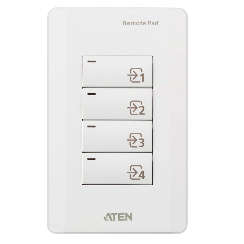 Botonera ATEN™ de 4 Botones por cierre de contacto//ATEN™ 4-Key Contact Closure Remote Pad