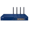 Router de Seguridad VPN PLANET™ Wi-Fi 6 AX2400 de 2,4 GHz/5 GHz con PoE+ 802.3at de 4 Puertos//PLANET™ Wi-Fi 6 AX2400 2.4GHz/5GHz VPN Security Router with 4-Port 802.3at PoE+