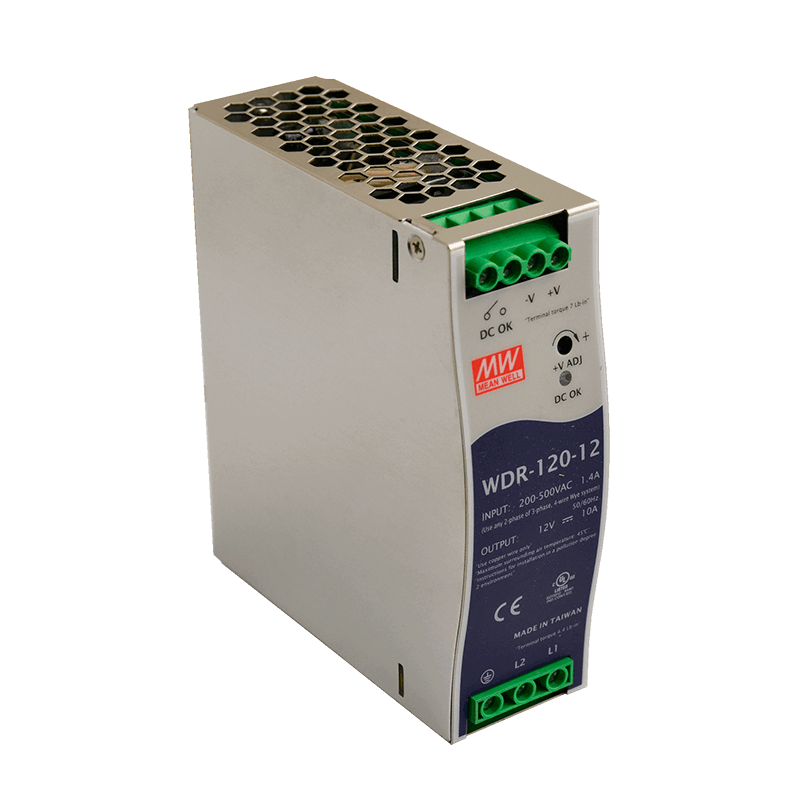 Fuente MEANWELL® WDR-120//MEANWELL® WDR-120 Power Supply Unit