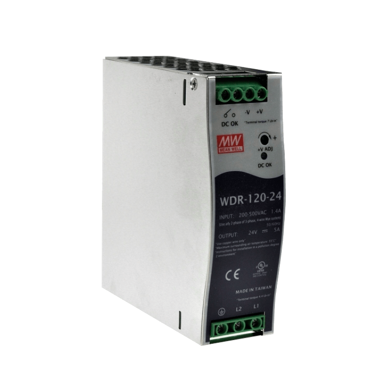 Fuente MEANWELL® WDR-120//MEANWELL® WDR-120 Power Supply Unit