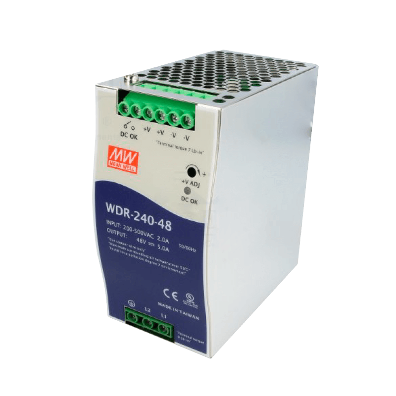Fuente MEANWELL® WDR-240//MEANWELL® WDR-240 Power Supply Unit