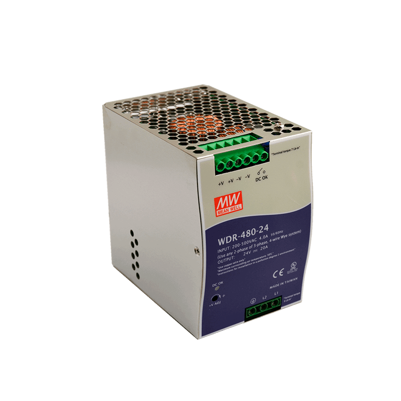 Fuente MEANWELL® WDR-480//MEANWELL® WDR-480 Power Supply Unit