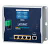 Router Industrial Gigabit PLANET™ de Montaje en Pared con 4 Puertos 802.3at PoE+ y Pantalla Táctil LCD - Capa 2 (120W)//PLANET™ Industrial Wall-Mount Gigabit Router with 4-Port 802.3at PoE+ and LCD Touch Screen - L2 (120W)