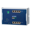 Switch Industrial Gestionable PLANET™ de Montaje en Pared de 4 x 10/100/1000T 802.3bt PoE + 4 x 10/100/1000T 802.3at PoE+ + 2 x 100/1000X SFP - Capa L2+/L2 - Carril Din (360W)//PLANET™ Industrial 4-Port 10/100/1000T 802.3bt PoE + 4-Port 10/100/1000T 802.3at PoE + 2-Port 100/1000X SFP Wall-mount Managed Switch - L2+/L2 (360W)