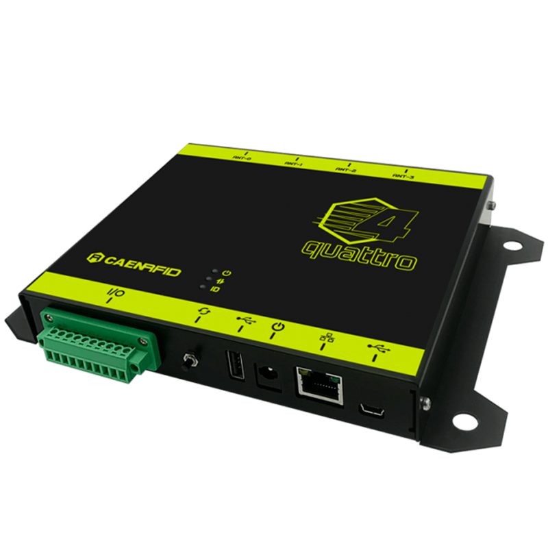 CAEN® R4321P - Quattro - Lector RFID RAID Inteligente de Largo Alcance y 4 Puertos//CAEN® R4321P - Quattro - Smart 4-port Long Range RAIN RFID Reader