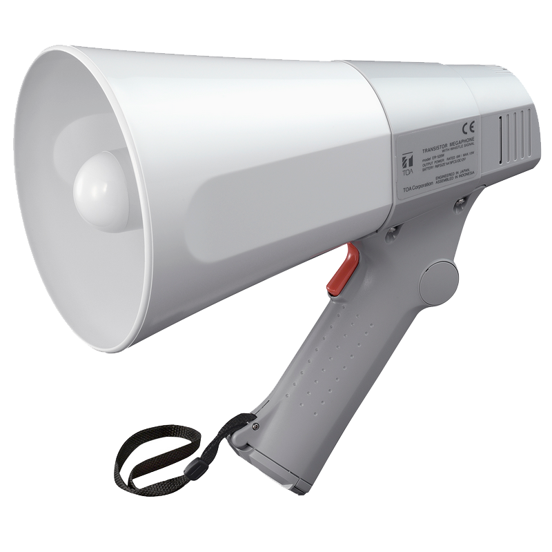 Megáfono TOA™ ER-520W//TOA™ ER-520W Hand Grip Type Megaphone with Witstle