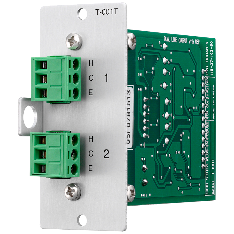 Tarjeta TOA™ T-001T//TOA™ T-001T Dual Line Output Expansion Module